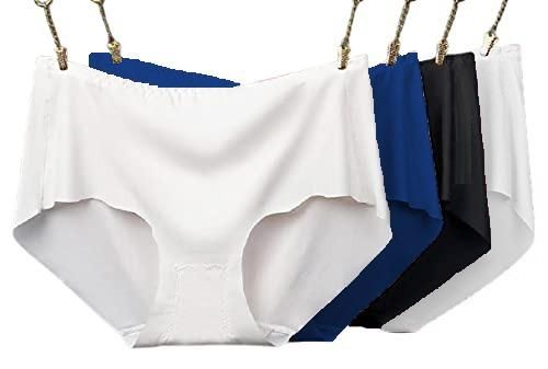 Women's Seamless Underwear for Women (Multicolor) (Pack of 4)