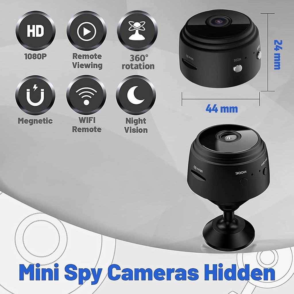 Mini Wireless Wi-Fi, Cameras with Indoor Video Recorder