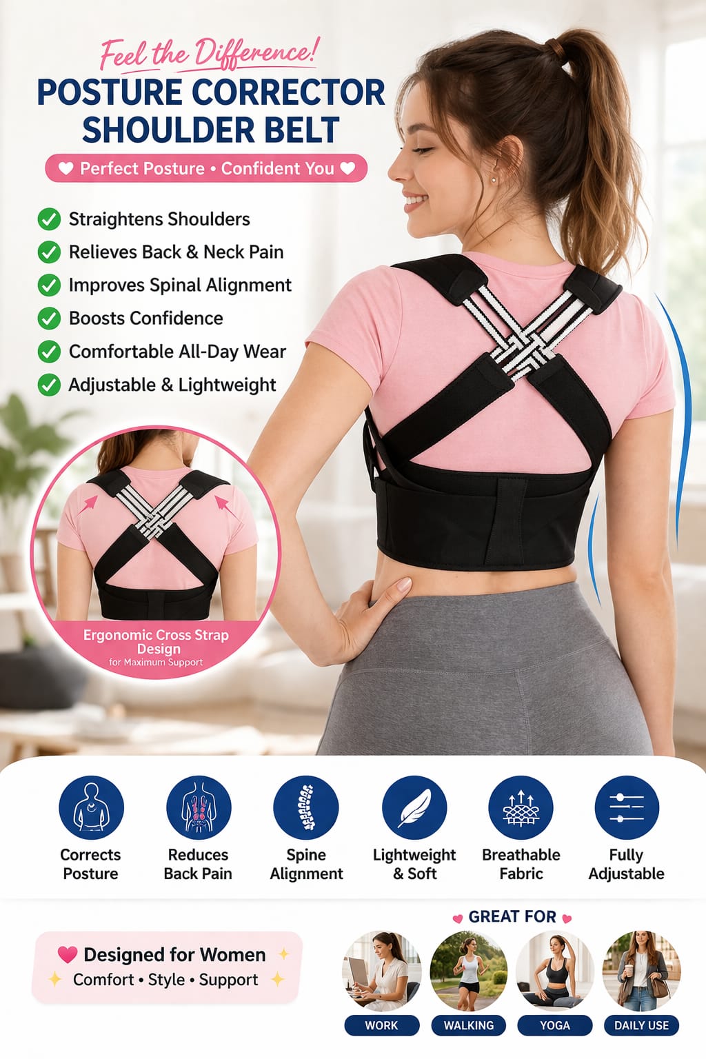Adjustable Back Posture Corrector